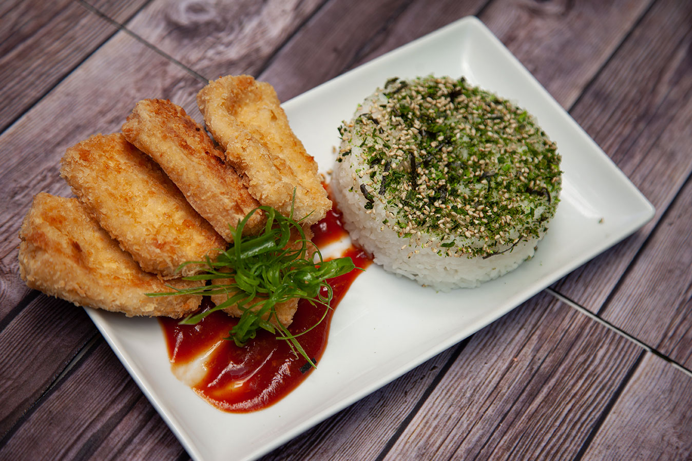 Fried Tofu Katsu Fried Tofu Katsu