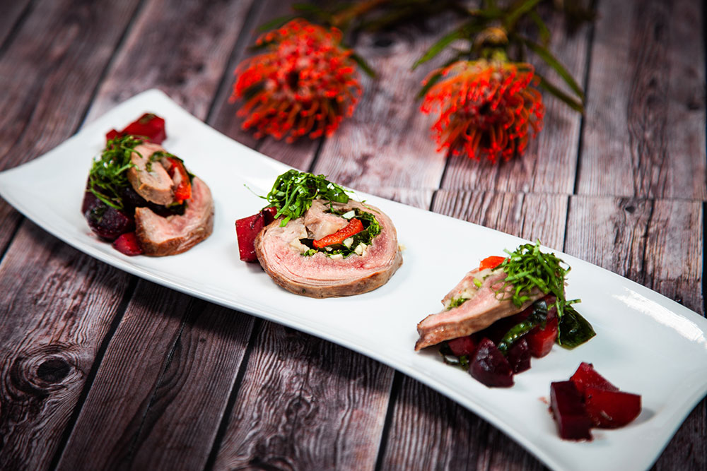 Stuffed Flank Steak and Beet Salad Stuffed Flank Steak and Beet Salad